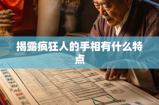 揭露疯狂人的手相有什么特点