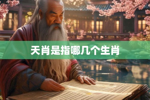 天肖是指哪几个生肖 天肖是指哪几个生肖