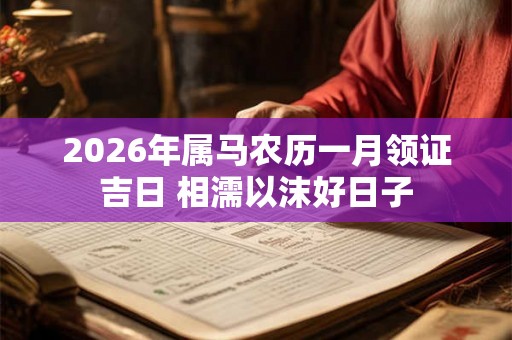 2026年属马农历一月领证吉日 相濡以沫好日子