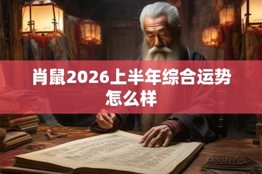 肖鼠2026上半年综合运势怎么样 肖鼠2026上半年综合运势怎么样
