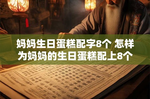 妈妈生日蛋糕配字8个 怎样为妈妈的生日蛋糕配上8个字的祝福