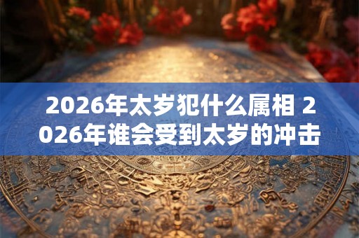 2026年太岁犯什么属相 2026年谁会受到太岁的冲击 2026年太岁犯什么属相 2026年谁会受到太岁的冲击