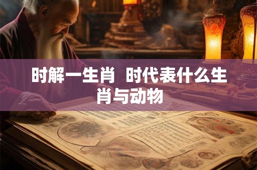 时解一生肖  时代表什么生肖与动物