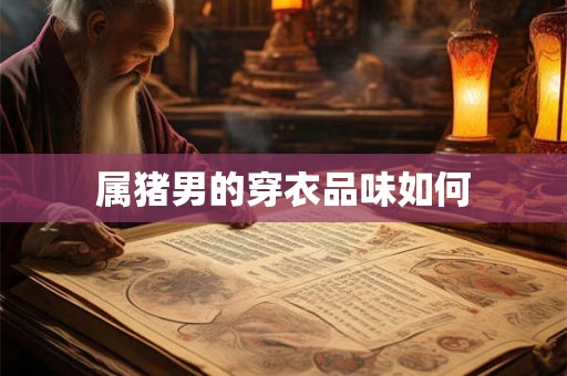 属猪男的穿衣品味如何 属猪男的穿衣品味如何