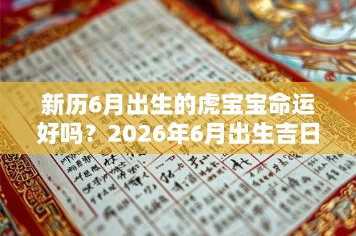 新历6月出生的虎宝宝命运好吗？2026年6月出生吉日