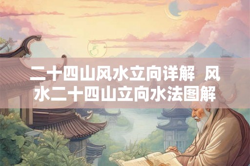 二十四山风水立向详解 风水二十四山立向水法图解 二十四山风水立向详解 风水二十四山立向水法图解
