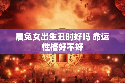 属兔女出生丑时好吗 命运性格好不好