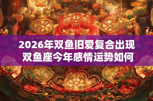 2026年双鱼旧爱复合出现 双鱼座今年感情运势如何 2026年双鱼旧爱复合出现 双鱼座今年感情运势如何