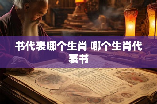 书代表哪个生肖 哪个生肖代表书