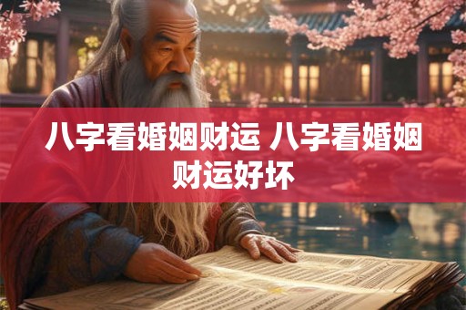 八字看婚姻财运 八字看婚姻财运好坏