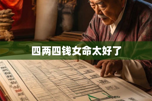 四两四钱女命太好了 四两四钱女命太好了