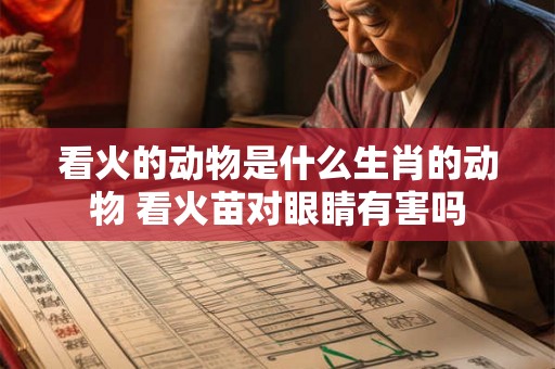 看火的动物是什么生肖的动物 看火苗对眼睛有害吗