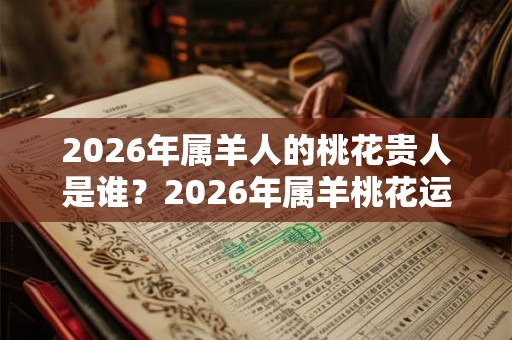 2026年属羊人的桃花贵人是谁？2026年属羊桃花运如何？