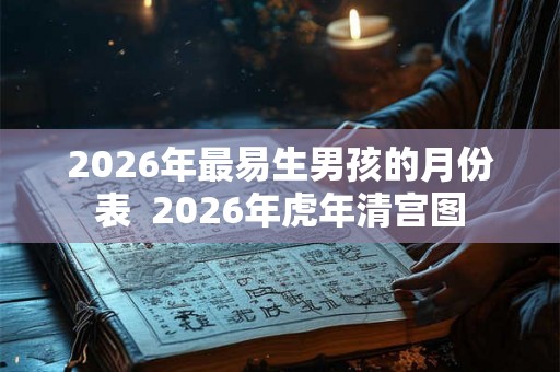 2026年最易生男孩的月份表  2026年虎年清宫图