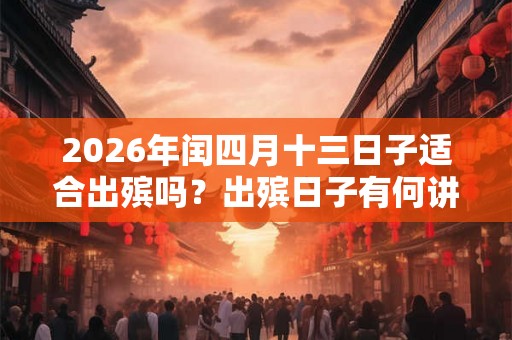 2026年闰四月十三日子适合出殡吗？出殡日子有何讲究？