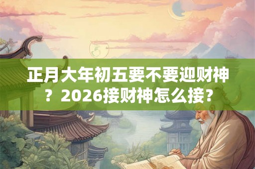 正月大年初五要不要迎财神？2026接财神怎么接？