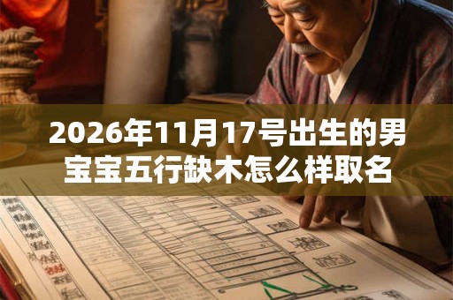 2026年11月17号出生的男宝宝五行缺木怎么样取名