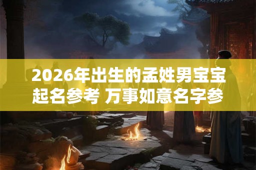 2026年出生的孟姓男宝宝起名参考 万事如意名字参考 2026年出生的孟姓男宝宝起名参考 万事如意名字参考