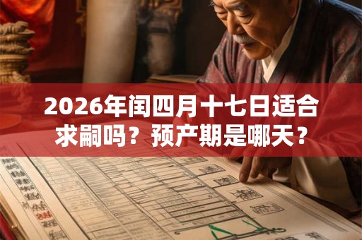 2026年闰四月十七日适合求嗣吗？预产期是哪天？
