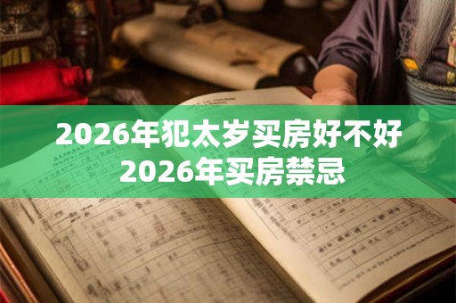 2026年犯太岁买房好不好 2026年买房禁忌 2026年犯太岁买房好不好 2026年买房禁忌