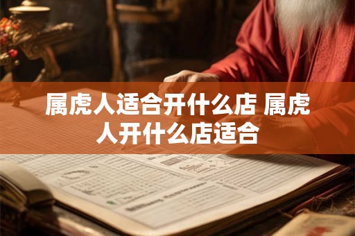 属虎人适合开什么店 属虎人开什么店适合