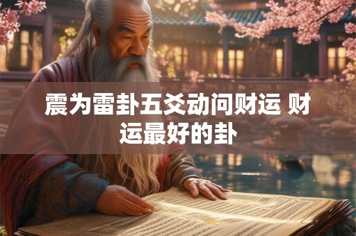 震为雷卦五爻动问财运 财运最好的卦