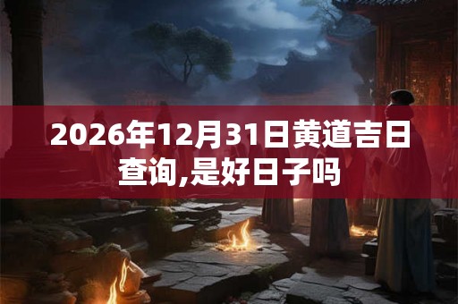 2026年12月31日黄道吉日查询,是好日子吗