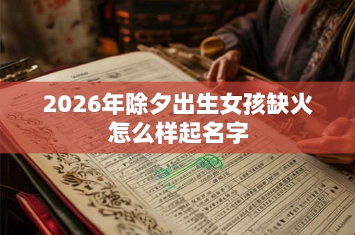 2026年除夕出生女孩缺火怎么样起名字