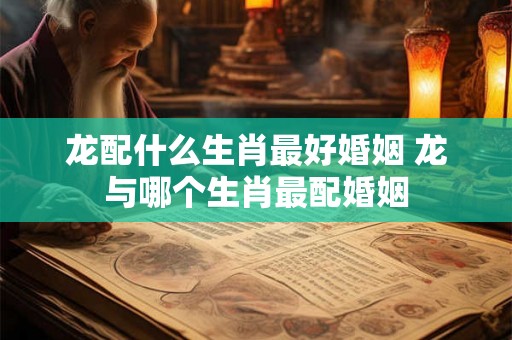 龙配什么生肖最好婚姻 龙与哪个生肖最配婚姻