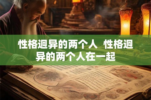性格迥异的两个人  性格迥异的两个人在一起