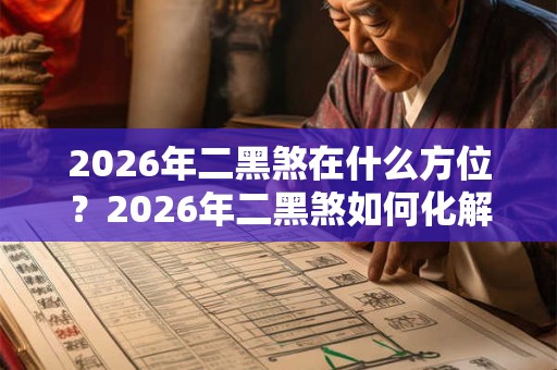 2026年二黑煞在什么方位？2026年二黑煞如何化解？