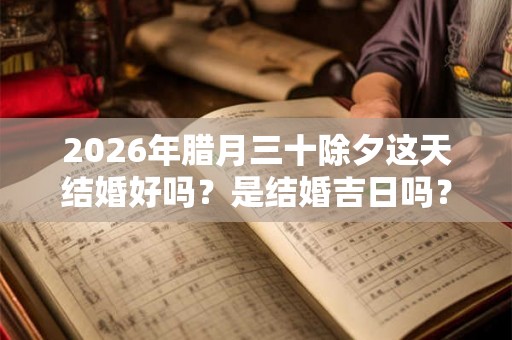 2026年腊月三十除夕这天结婚好吗？是结婚吉日吗？