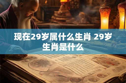 现在29岁属什么生肖 29岁生肖是什么
