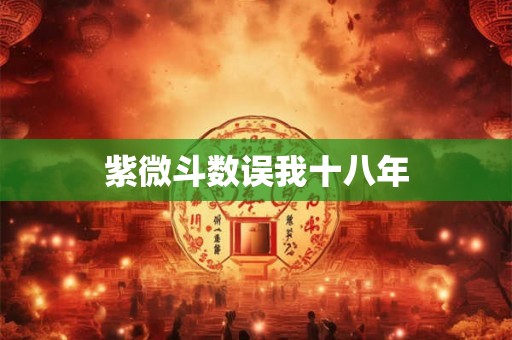 紫微斗数误我十八年