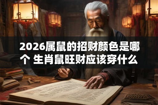 2026属鼠的招财颜色是哪个 生肖鼠旺财应该穿什么颜色