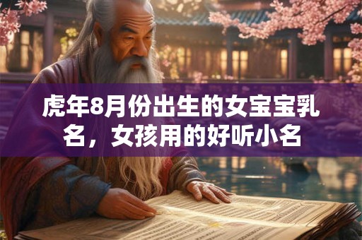 虎年8月份出生的女宝宝乳名，女孩用的好听小名