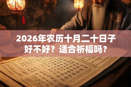 2026年农历十月二十日子好不好？适合祈福吗？