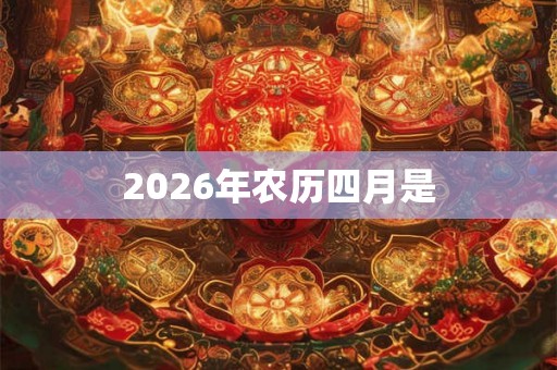 2026年农历四月是