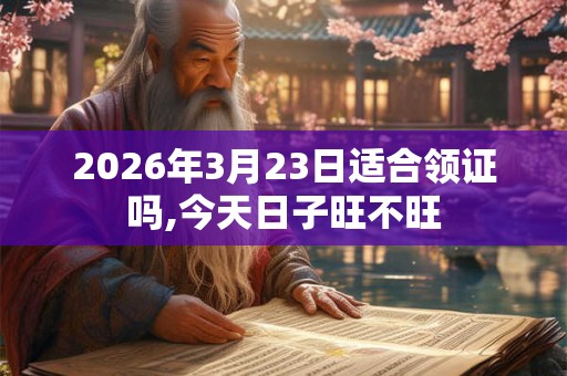 2026年3月23日适合领证吗,今天日子旺不旺 2026年3月23日适合领证吗,今天日子旺不旺