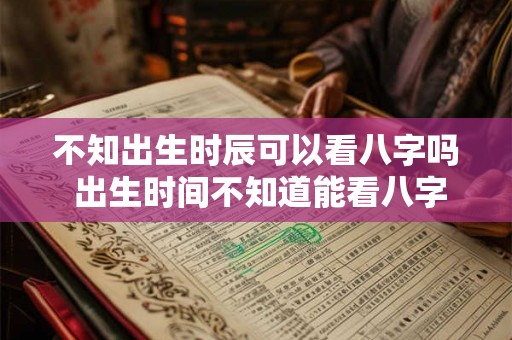 不知出生时辰可以看八字吗 出生时间不知道能看八字吗