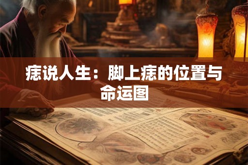 痣说人生：脚上痣的位置与命运图