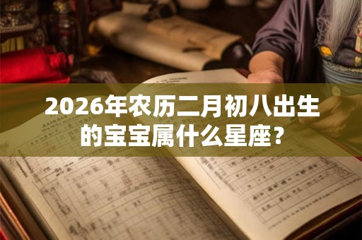 2026年农历二月初八出生的宝宝属什么星座？