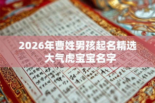 2026年曹姓男孩起名精选 大气虎宝宝名字 2026年曹姓男孩起名精选 大气虎宝宝名字