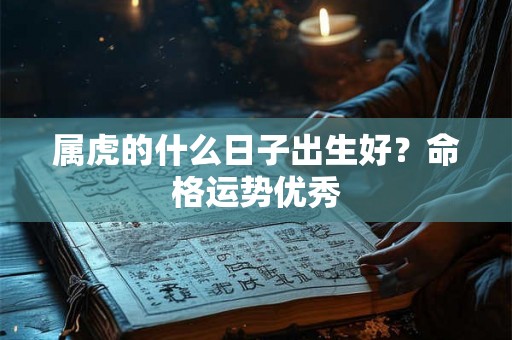 属虎的什么日子出生好？命格运势优秀