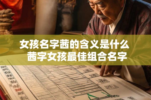 女孩名字茜的含义是什么  茜字女孩最佳组合名字
