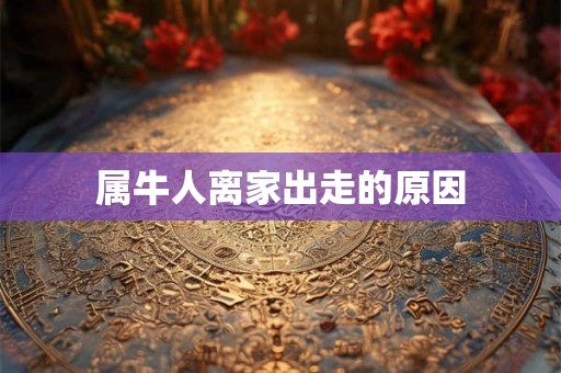 属牛人离家出走的原因
