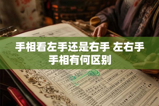 手相看左手还是右手 左右手手相有何区别 手相看左手还是右手 左右手手相有何区别