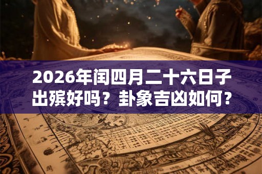 2026年闰四月二十六日子出殡好吗?卦象吉凶如何? 2026年闰四月二十六日子出殡好吗?卦象吉凶如何?
