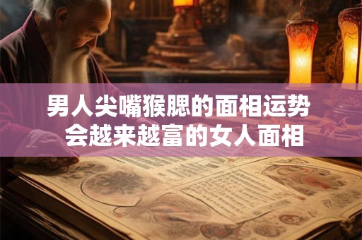 男人尖嘴猴腮的面相运势  会越来越富的女人面相