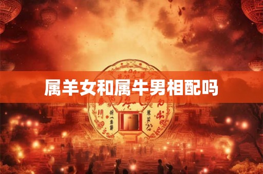 属羊女和属牛男相配吗